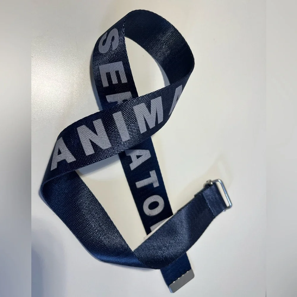The Animals Observatory Blue Logo Belt
